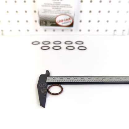 LINK-LOCK 10PCS OR.04.10386 FKMバイトンシーリングOリング ターボチャージャーエンジンオイルフィラーポート用キット WHT005558 WHT006901 WHT006901A G4D38527HA J3P38527BA LR095786 LR125382 9A700690100 AUDI-CEUA CGTA用