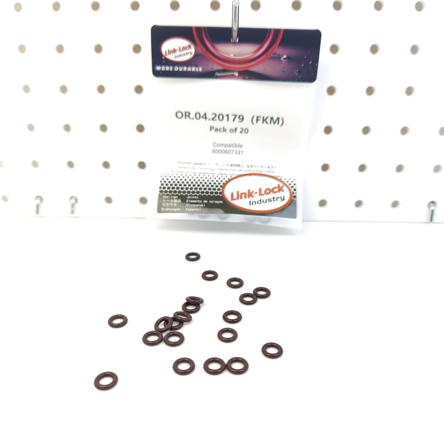LINK-LOCK 20PCS OR.04.20179 FKM Viton Sealing O-Ring Kit of Oil Pump 6000607331 for FIAT