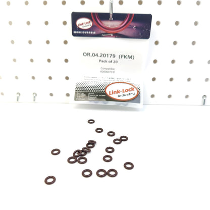 LINK-LOCK 20PCS OR.04.20179 FKM Viton Sealing O-Ring Kit of Oil Pump 6000607331 for FIAT