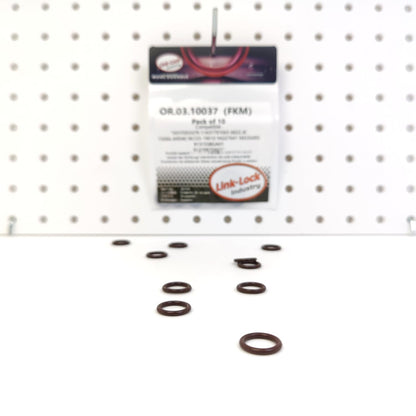 LINK-LOCK 10PCS OR.03.10037 FKM Viton Sealing O-Ring Kit Of Cylinder head cover bolt WHT003379 11437791065 6822.JK 15066-AR040 For CHEVROLET LA3 LD9 For CITROËN For NISSAN