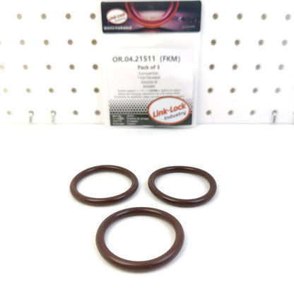 LINK-LOCK 3PCS OR.04.21511 FKM Viton Sealing O-Ring Kit of Exhaust gas turbocharger 11657804868 30624618 999489 for BMW-N47 For VOLVO