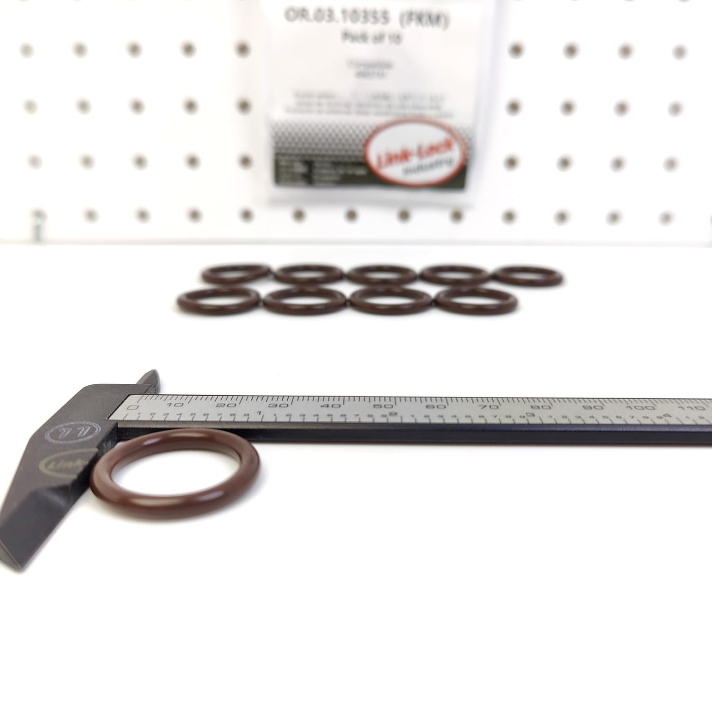 LINK-LOCK 10PCS OR.03.10355 FKM Viton Sealing O-Ring Kit of Fuel Pipe 4965731 For QSX15-560 For KAMAZ-ISX-530