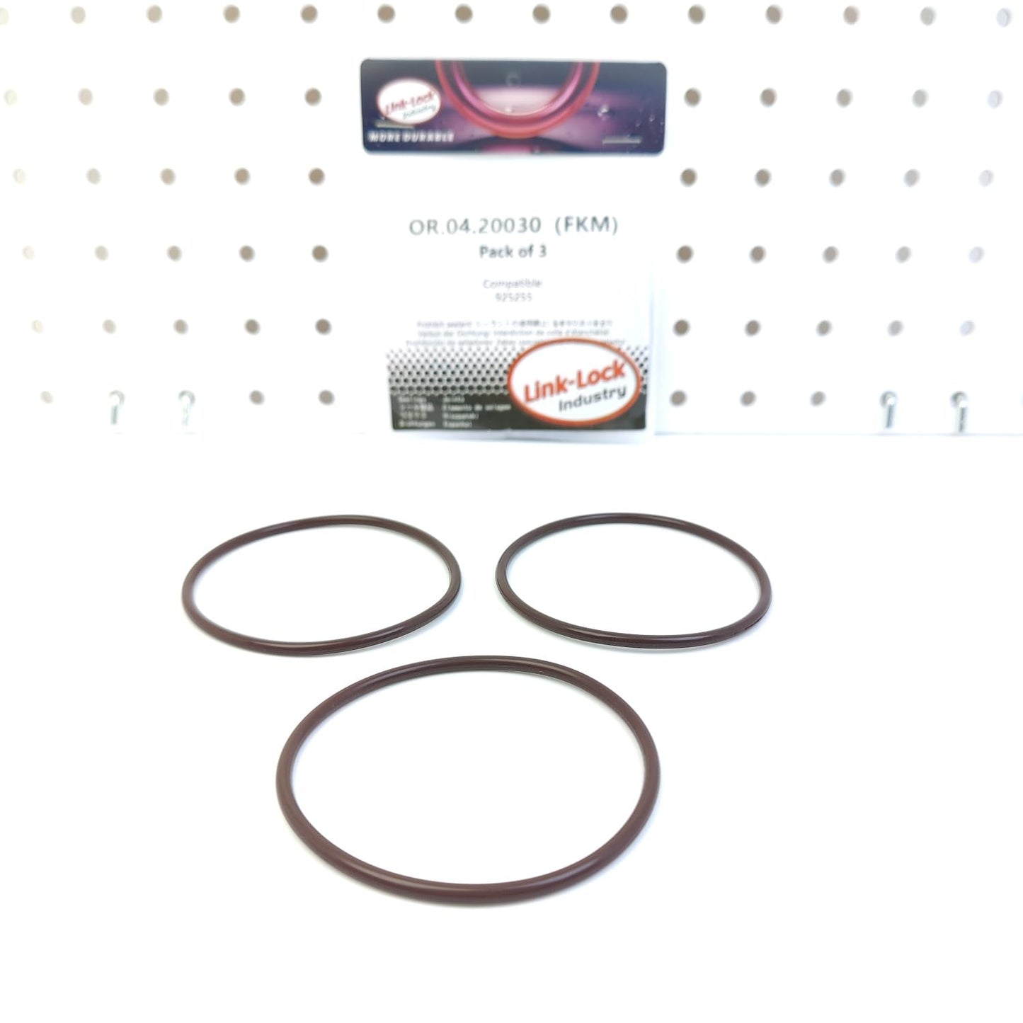 LINK-LOCK 3PCS OR.04.20030 FKMバイトン 65×3 シーリング ユニバーサルOリングキット 925255（ボルボ、ペンタ用）