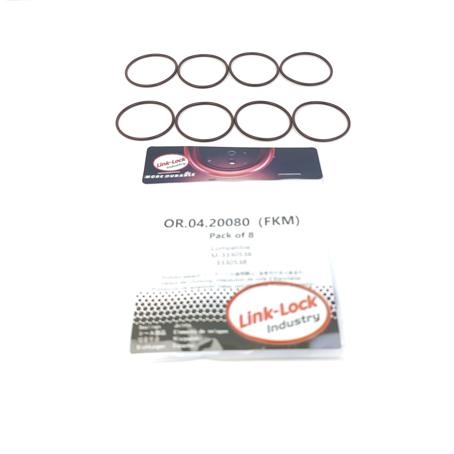 LINK-LOCK 6個 OR.04.20080 FKM バイトン 33×1.8 シーリングユニバーサルOリングキット M-3330538 3330538 CUMMINS用