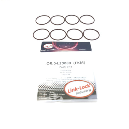 LINK-LOCK 6個 OR.04.20080 FKM バイトン 33×1.8 シーリングユニバーサルOリングキット M-3330538 3330538 CUMMINS用