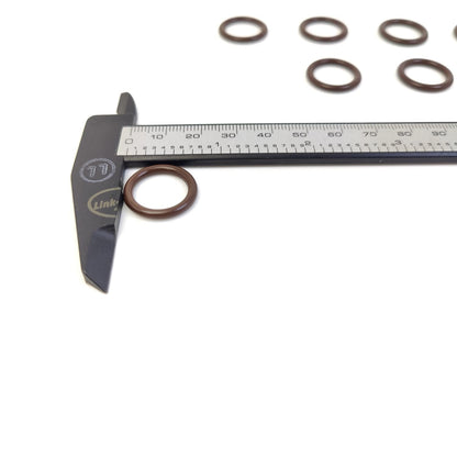 LINK-LOCK 10PCS OR.04.21544 FKM Viton Sealing O-Ring Kit A0139974745 A2209970445 of Refrigerant line For MERCEDES-BENZ-W204-M272 M271 W212-M271 M272 M276