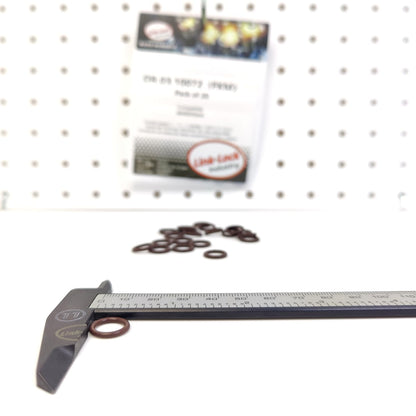 LINK-LOCK 20PCS OR.03.10072 FKMバイトンシーリングOリングキット オイルディップスティック用 68490006AA JEEP-EXJ EXH用 CHRYSLER-EXH用 RAM-EXH用