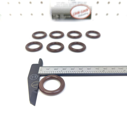 LINK-LOCK 8PCS OR.04.20091 FKMバイトンシーリングOリングキット 排気熱交換器 A6019970048 6019970048 9138009 メルセデス・ベンツ用 サーブ用