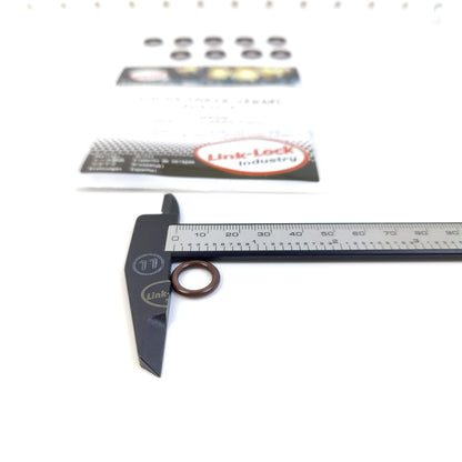 LINK-LOCK 10PCS OR.03.10618 FKMバイトンシーリングOリングキット クーラントパイプライン N904614.01 31368406 976033 AUDI VW VOLVO用