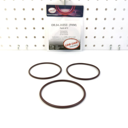 LINK-LOCK 3PCS OR.04.20353 FKM Viton Sealing O-Ring Kit of Thermostat WHT008508 25126-2A300 for AUDI for KIA