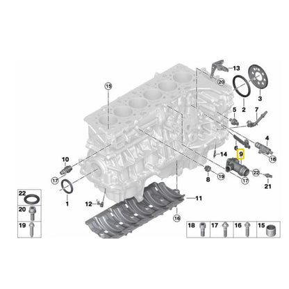LINK-LOCK 10PCS SP.04.20014 Coolant Pip Metal Composite Gasket 11118619408-0 Only for the Aluminum Connector for BMW B58