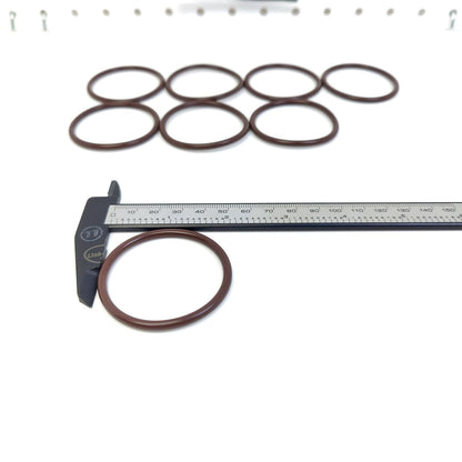 LINK-LOCK 8PCS OR.03.10093 FKM Viton Sealing O-Ring Kit Of Engine oil cooler 94005883 94011702 For CHEVROLET-L5D LBZ LML L5P LGH LMM LB7 LLY For GMC-L5D LBZ LML L5P For CADILLAC For BUICK