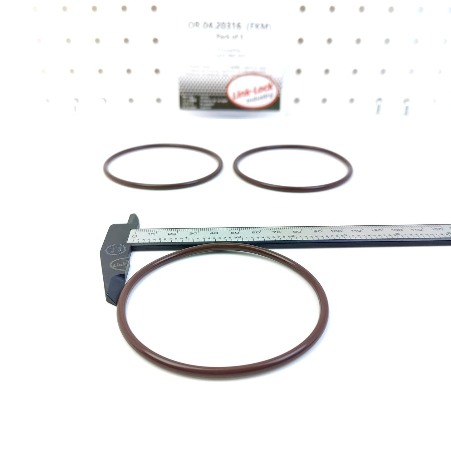 LINK-LOCK 3PCS OR.04.20316 FKM Viton Sealing O-Ring Kit of Oil Filter 15432-RBD-E02 for HONDA
