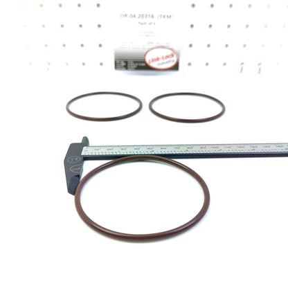 LINK-LOCK 3PCS OR.04.20316 FKM Viton Sealing O-Ring Kit of Oil Filter 15432-RBD-E02 for HONDA