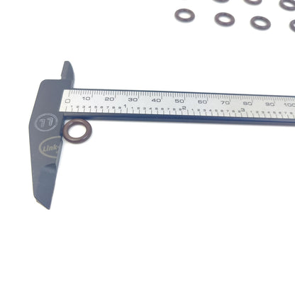 LINK-LOCK 10PCS OR.04.20405 FKM Viton Sealing O-Ring Kit of Engine Oil Dipstick Tube 060115639 960162-6 for VAG for VOLVO