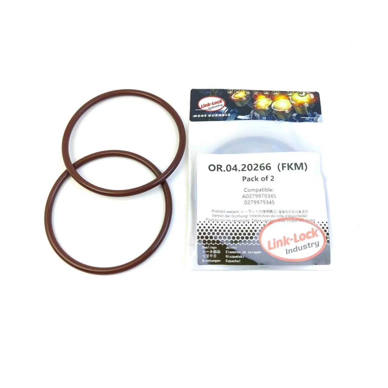 2PCS OR.04.20266 FKM Viton Sealing O-Ring Kit of air filter housing intake hose A0279979345 0279979345 for MERCEDES-BENZ