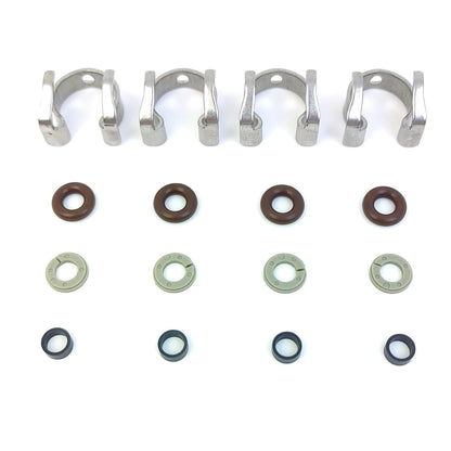 LINK-LOCK 4Set OK.04.10041 fuel injector repair kit BG9Z9229B with FKM Viton O-RING For FORD 2.3L L4 Turbocharged 2016-2018