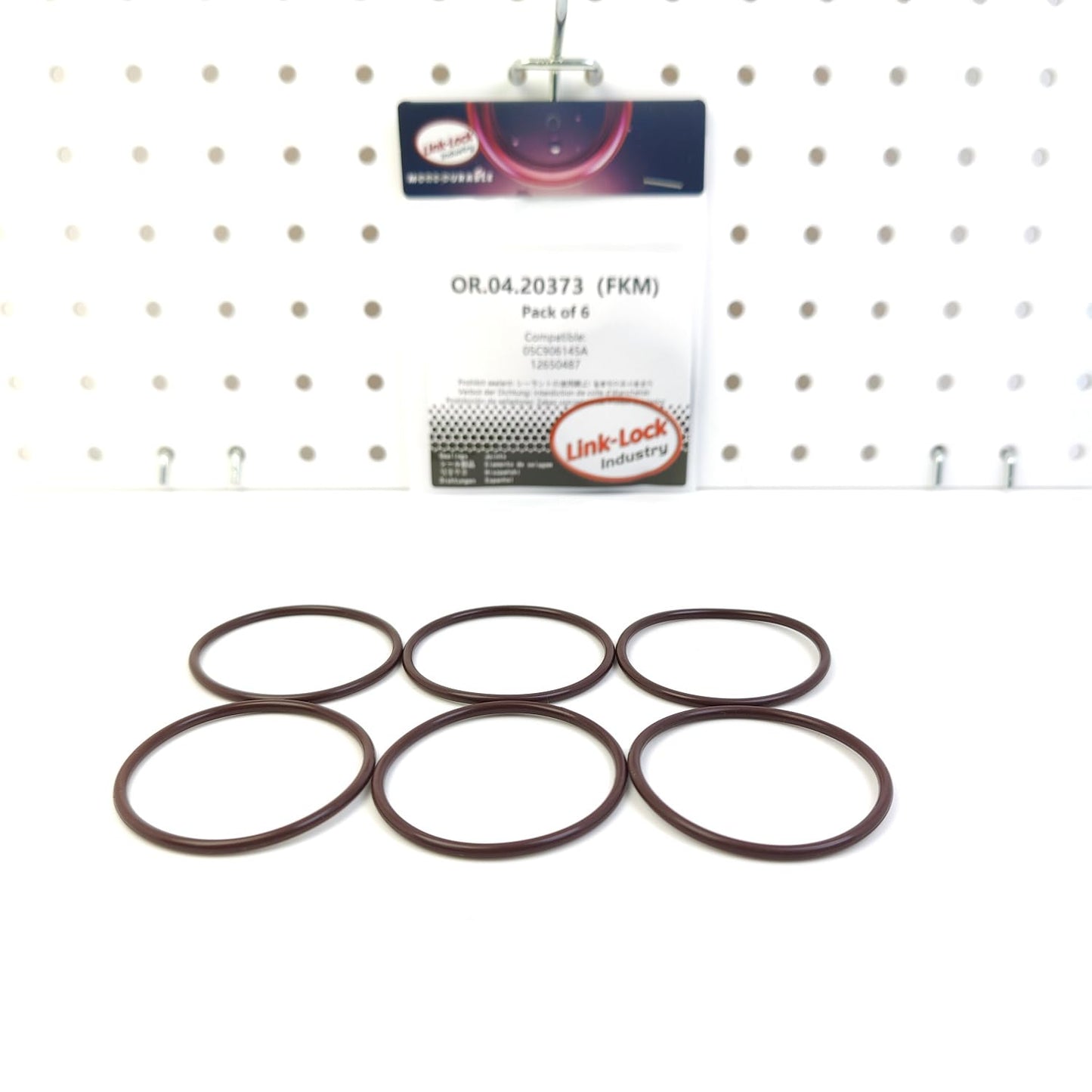 LINK-LOCK 6PCS OR.04.20373 FKM Viton Sealing O-Ring Kit of Thermostat 05C906145A 12650487 for AUDI for HOLDEN