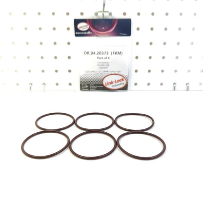 LINK-LOCK 6PCS OR.04.20373 FKM Viton Sealing O-Ring Kit of Thermostat 05C906145A 12650487 for AUDI for HOLDEN