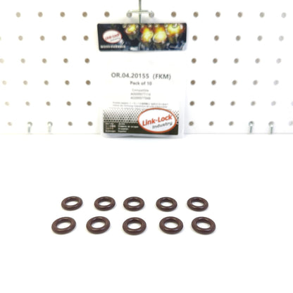LINK-LOCK 10PCS OR.04.20155 FKM Viton Sealing O-Ring Kit of Turbocharger A0009977114 A0289977948 0009977114 0289977948 for MERCEDES-BENZ