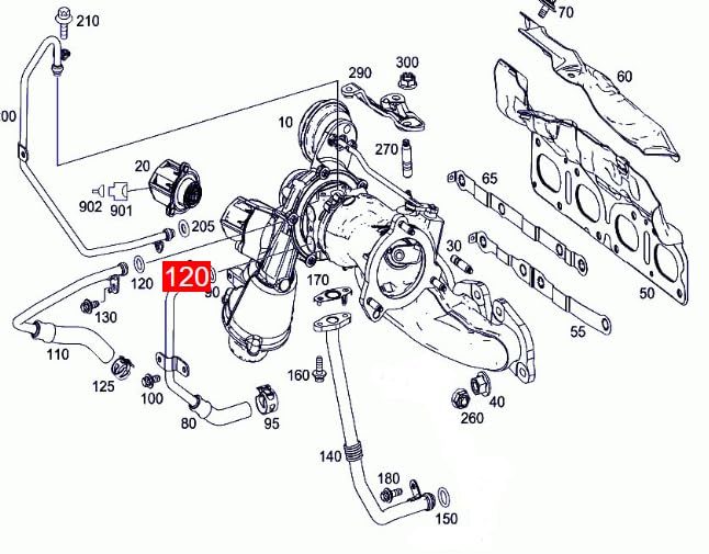 LINK-LOCK 20PCS OR.03.10161 FKM Viton Sealing O-Ring Kit of Coolant pipeline A0009973807 A0239970645 11367507729 7507729 1856412 For MERCEDES-BENZ-M270 M260 M274 M264 For BMW-N52 N54 N62