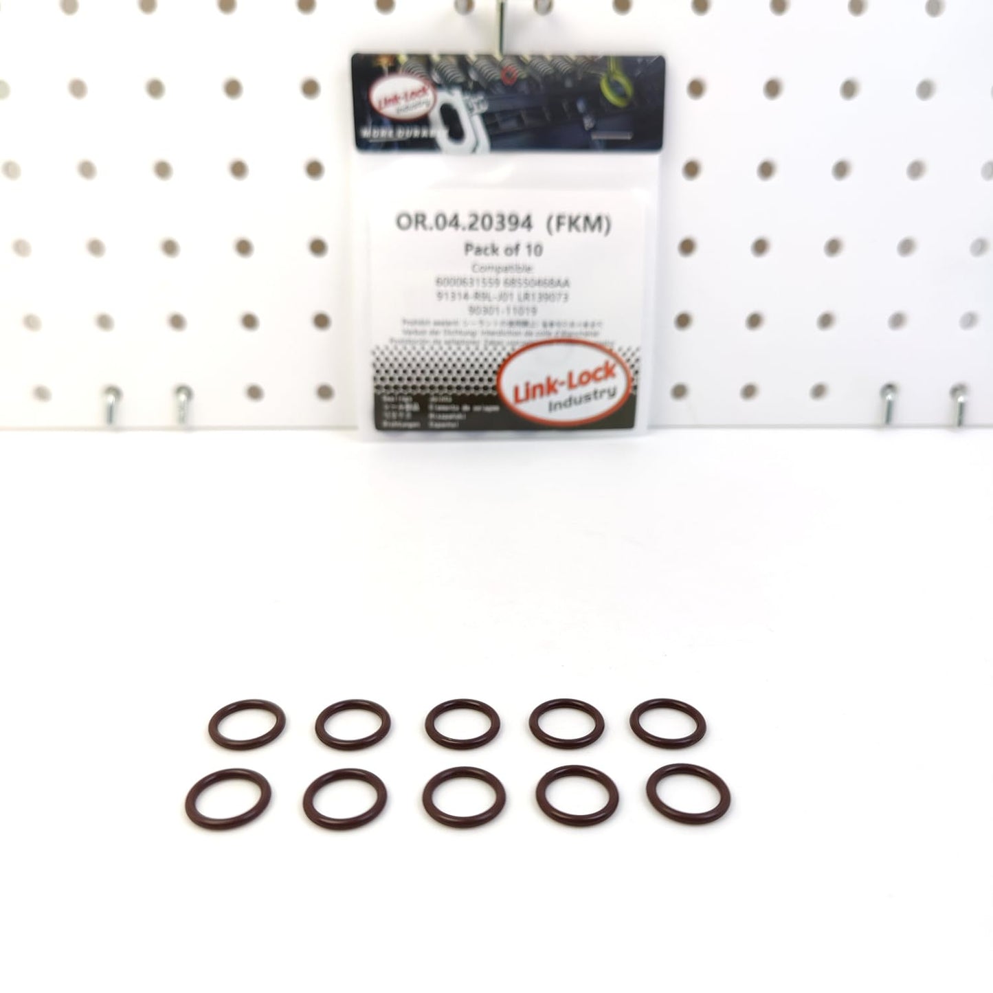LINK-LOCK 10PCS OR.04.20394 FKM Viton Sealing O-Ring Kit of Oil Dipstick 6000631559 68550468AA 91314-R9L-J01 LR139073 90301-11019 for FIAT for HONDA for LAND for ROVER for LEXUS