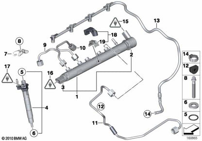LINK-LOCK 20PCS FKM Viton OR.01.50008 Fuel injection valve O-RING gasket 13537794553 for BMW N47 N57 B37 B47 B57