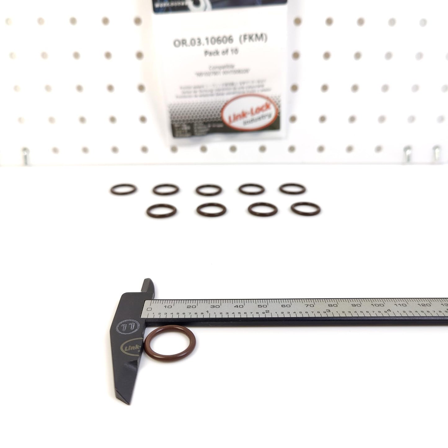 LINK-LOCK 10PCS OR.03.10606 FKM Viton Sealing O-Ring Kit of Injector N91027901 WHT008226 For AUDI For VW
