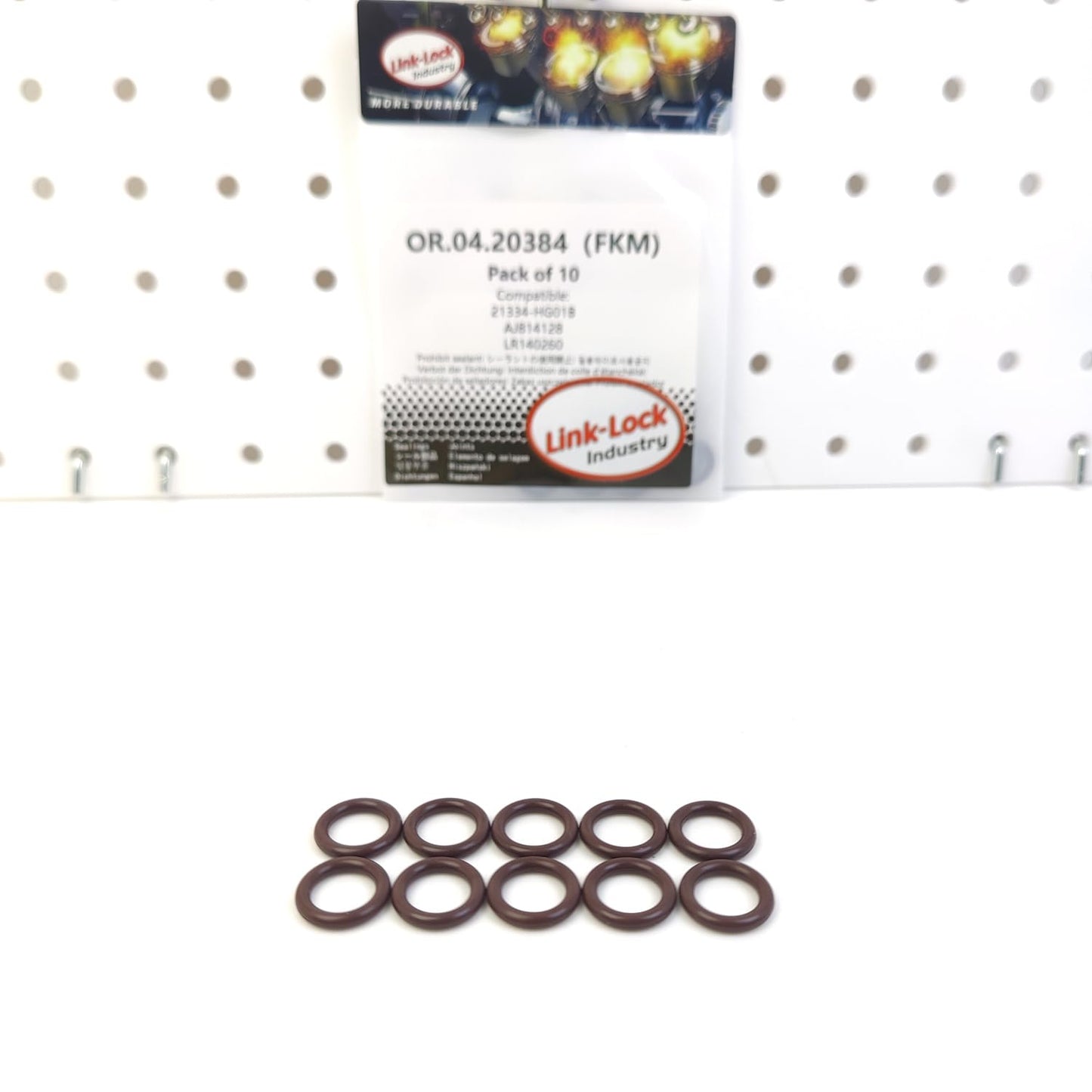 LINK-LOCK 10PCS OR.04.20384 FKM Viton Sealing O-Ring Kit of Water Connector / Charger 21334-HG01B AJ814128 LR140260 for INFINITI for JAGUAR for LAND for ROVER