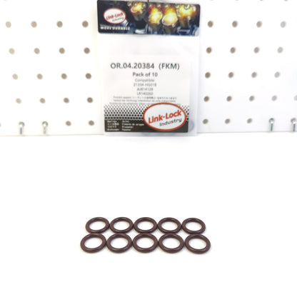 LINK-LOCK 10PCS OR.04.20384 FKM Viton Sealing O-Ring Kit of Water Connector / Charger 21334-HG01B AJ814128 LR140260 for INFINITI for JAGUAR for LAND for ROVER