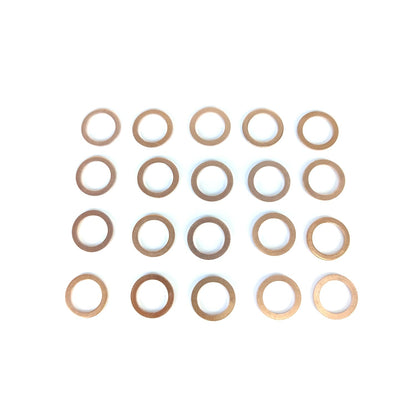 LINK-LOCK 20 PCS COPPER SP.01.10005 Copper gasket for oil pipeline 07119963072 34327661818 for BMW N63 M50 M52 M54 M40 M62 M60 M73 S63 S62
