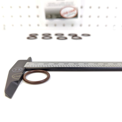 LINK-LOCK 10PCS OR.03.10490 FKMバイトンシーリングOリングキット ホースフィッティング用 12644073 0239970345 A0239970345 99970744640 ビュイック、キャデラック、シボレー、メルセデスベンツ、ポルシェ用