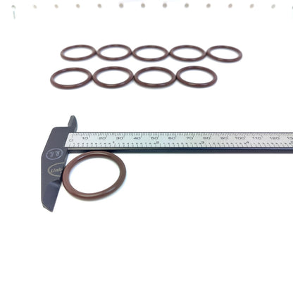 LINK-LOCK 10PCS OR.03.10098 FKM Viton エンジンオイルクーラー用シーリングOリングキット 94399279 7T4E-9L479-AA 7T4Z-9J469-A CHEVROLET-L5P LGH LMM LB7 LLY用 GMC-L5P LGH用 FORD USA-C35 T35用 CADILLAC用