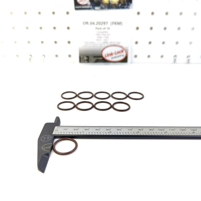 LINK-LOCK 10PCS OR.04.20297 FKM Viton Sealing O-Ring Kit of Injector Shaft 15832-PNA-003 15066-77A00 96721-19017 for HONDA for NISSAN for TOYOTA