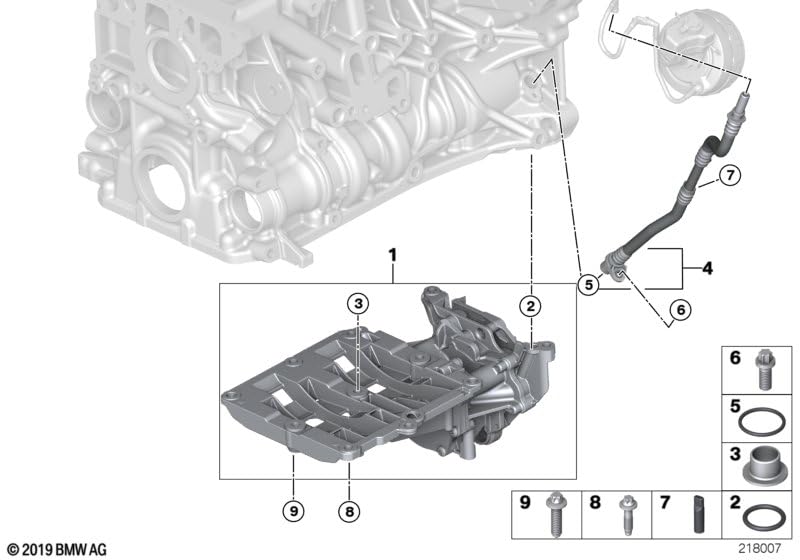 LINK-LOCK 6個 FKMバイトン OR.01.40038 エンジンバキュームパイプOリングガスケット 11667807990 BMW N47 N57用