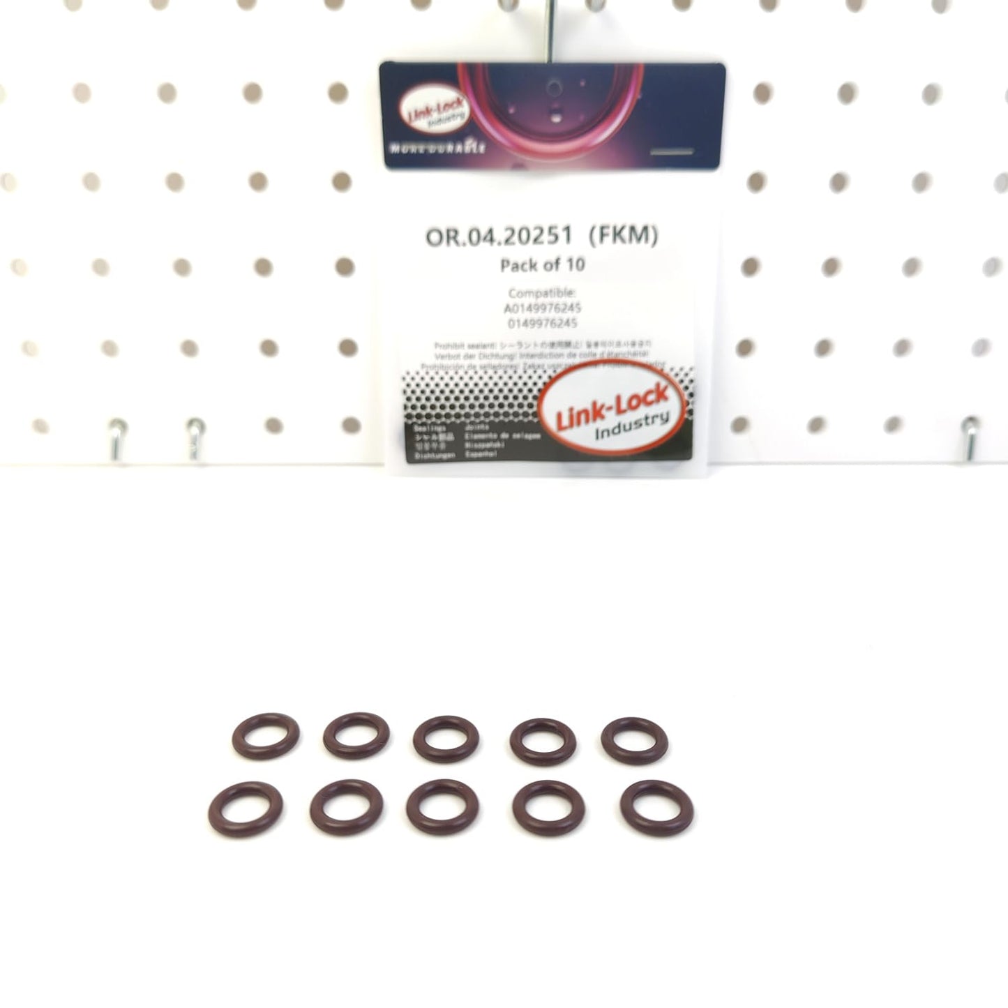 LINK-LOCK 10PCS OR.04.20251 FKM Viton Sealing O-Ring Kit of Water Pump A0149976245 0149976245 for MERCEDES-BENZ