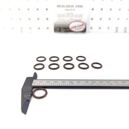LINK-LOCK 10PCS OR.04.20259 FKM Viton ピックアップチューブ/オイルポンプ用Oリングキット 15066-AR020 15066-3TS3A 15066-3Z002 15066-6N203 96723-24013 8201604096 INFINITI NISSAN RENAULT TOYOTA用