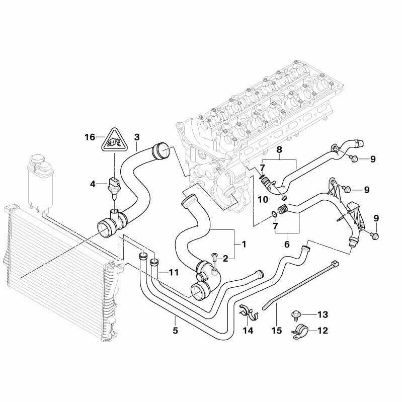 LINK-LOCK 27PCS FKM Viton OK.01.H0006S Engine coolant pipe / Water hose O-Ring Kit 11531435808 17127510952-AB  11531436408-AB for BMW M54 M52 E46 318I 320I 323I 325I 328I 330I