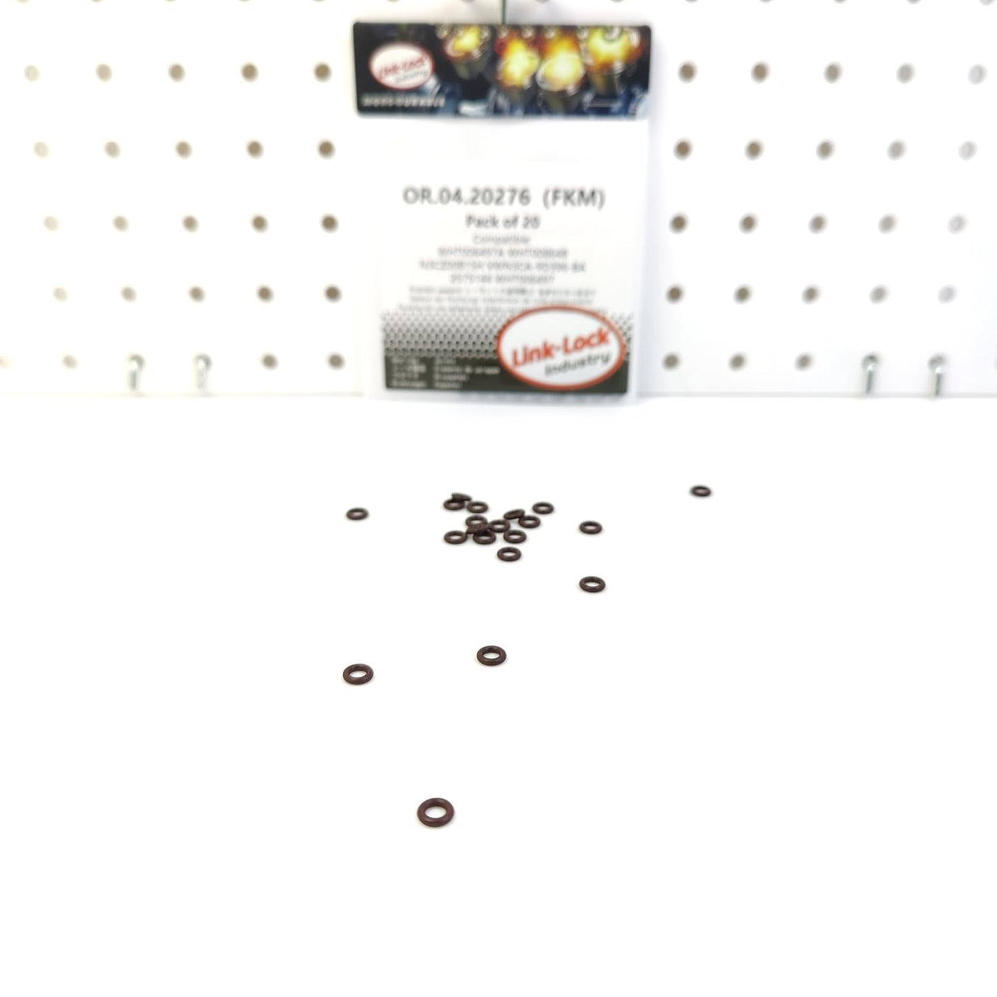 LINK-LOCK 20PCS OR.04.20276 FKM Viton Sealing O-Ring Kit of  Injector WHT006497A WHT008648 N3CZ00815H VWN3CA-9D396-BA 2575144 WHT006497 for AUDI for FORD for SKODA