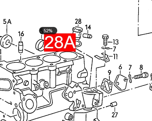 LINK-LOCK 6個組 OR.03.10583 FKM バイトン製シーリングOリングキット インテークマニホールド用 026905261 01178326 AUDI DEUTZ用