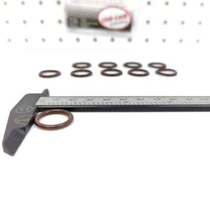 LINK-LOCK 10PCS OR.03.10379 FKMバイトンシーリングOリングキット ターボチャージャーオイルドレン用 AA5E-8962-CA AA5Z-00815-C フォードUSA-T35PDTD対応
