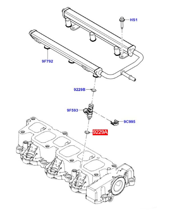 LINK-LOCK 10PCS OR.03.10009 FKM Viton 연료 인젝터 씰링 O-링 키트 7C2Z-9229-A CM-4717 E4PZ-9229-A FOPE-9U509-AA FOPZ-9229-A FOTE-9F798-AA FOTZ-9229-A FOTZ-9229-C (FORD-USA용)