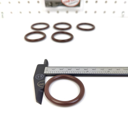 LINK-LOCK 6PCS OR.03.10580 FKMバイトン製シーリングOリングキット 冷却水パイプ N90912501 11531709157 1709157.4 アウディ、VW、BMW用