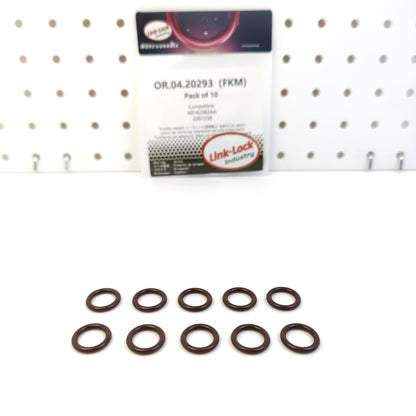 LINK-LOCK 10PCS OR.04.20293 FKM Viton Sealing O-Ring Kit of Oil Dipstick 68142382AA 2091038 for JEEP for OPEL
