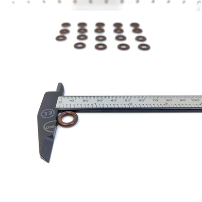 LINK-LOCK 20PCS OR.03.10560 FKM Viton ターボチャージャーオイルフィリングポート用Oリングキット 05080135AA A0239978548 15226-HG00C CHRYSLER JEEP NISSAN用