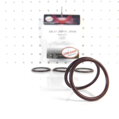 LINK-LOCK 5PCS FKM Viton OR.01.20014 Engine coolant pipe / Water hose O-Ring 11538658571 for BMW B58