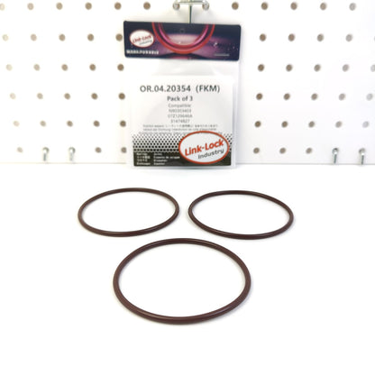 LINK-LOCK 3PCS OR.04.20354 FKM Viton サーモスタット用Oリングキット N90303403 07Z129646A 31474827 AUDI VOLVO用