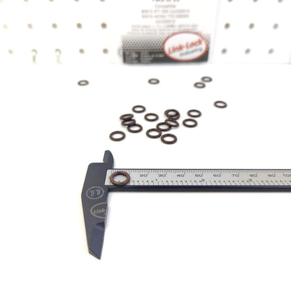 LINK-LOCK 20PCS OR.04.20439 FKMバイトンシーリングOリングキット 冷媒ライン用 80873-ST7-000 JUU500010 92470-HC050 7701208363 JUU500010 ホンダ用 ジャガー用 日産用 ルノー用 ダチア用 ランドローバー用