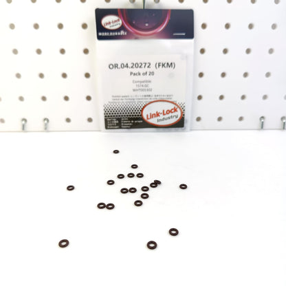 LINK-LOCK 20PCS OR.04.20272 FKM Viton Sealing O-Ring Kit of Injector 1574.GC WHT005302 for PEUGEOT for VW