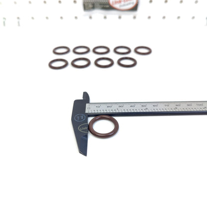 LINK-LOCK 10PCS OR.03.10095 FKM Viton Sealing O-Ring Kit Of Engine oil cooler 24299317 For CHEVROLET-LT2 LT6